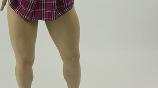 SINDY ROSE - Studio schoolgirl extreme pussy and ass horse dildo fuck