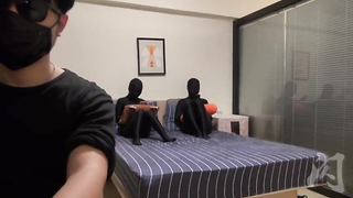 Studio Bling	Breathless_011 Miao and Bunny Double Straitjacket sleeping bag