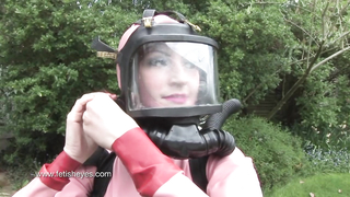 FETISH ARCHIVES Pink Drysuit Dressing
